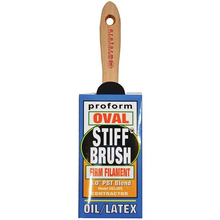 Proform 3" Straight Paint Brush, PBT Bristle CO3.0VS